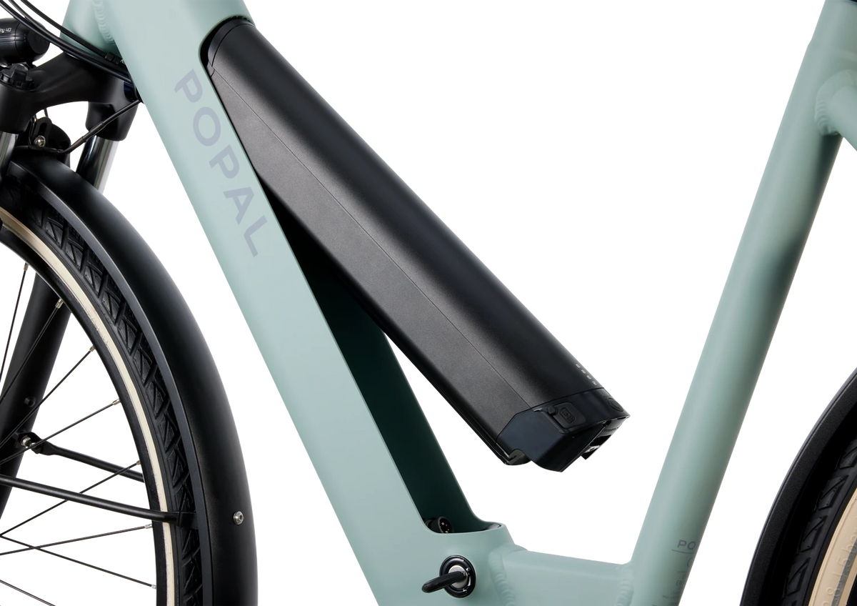 Popal Novel FM XS – Elektrische Damesfiets 28 inch – 504Wh Intube Accu – 7 Versnellingen – Hydraulische Schijfremmen – Mineral Green - AE-trading