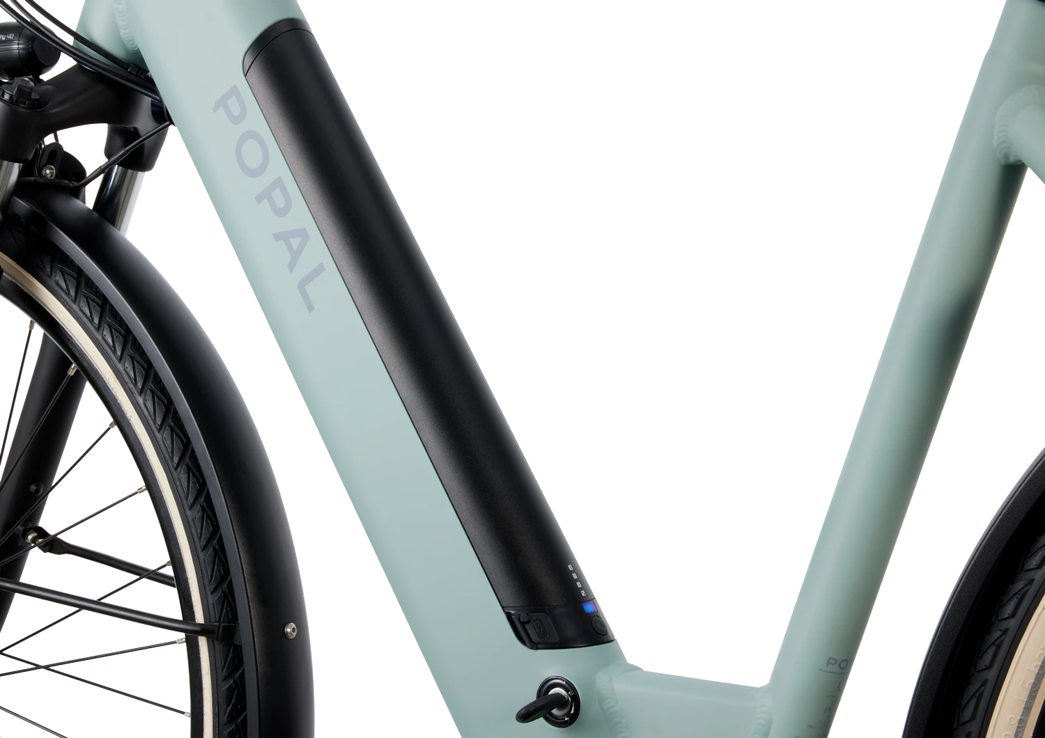 Popal Novel FM XS – Elektrische Damesfiets 28 inch – 504Wh Intube Accu – 7 Versnellingen – Hydraulische Schijfremmen – Mineral Green - AE-trading