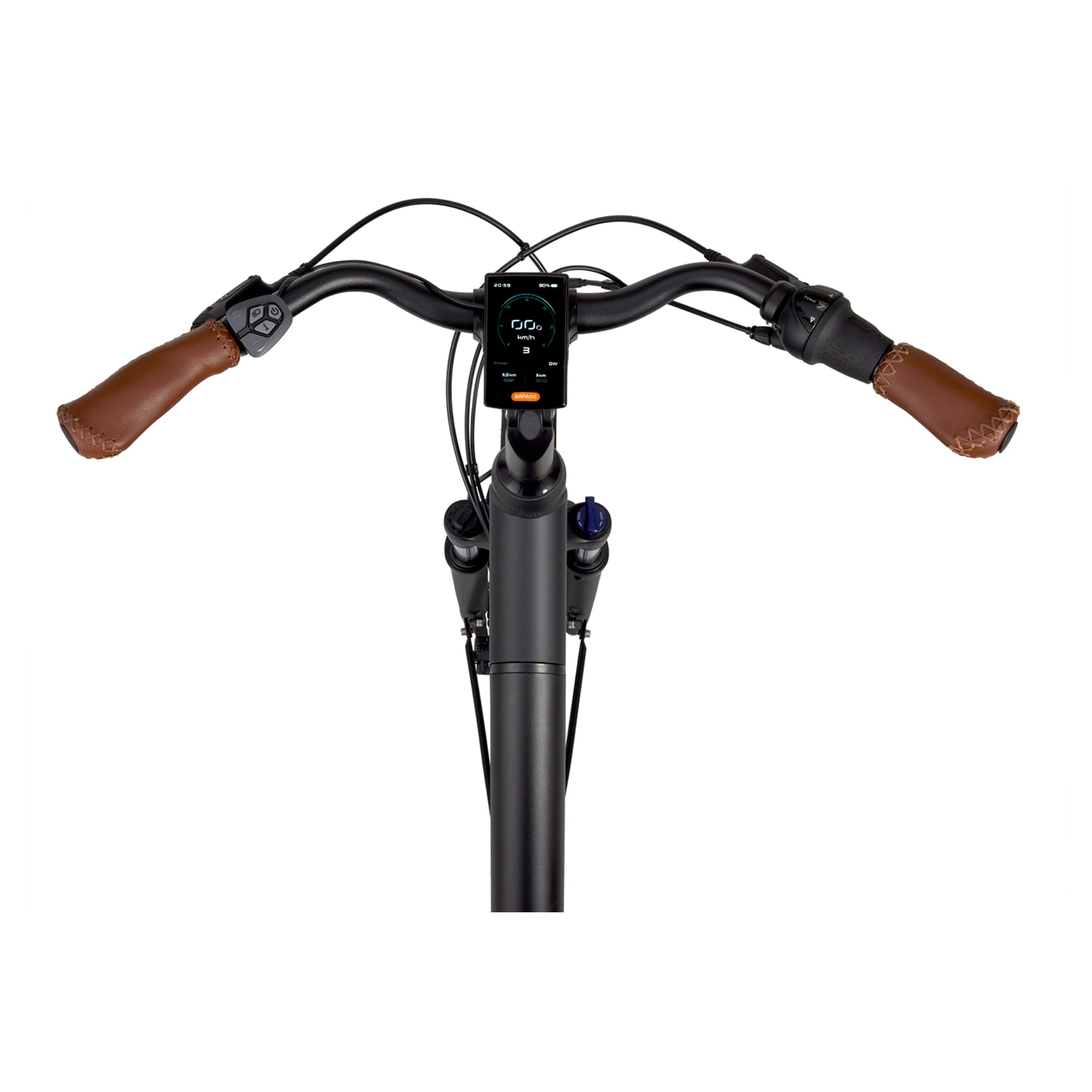 Popal Novel MM M – Elektrische Damesfiets 28 inch – 520Wh Middenmotor – Shimano Nexus 7 – Hydraulische Schijfremmen – Mat Zwart - AE-trading