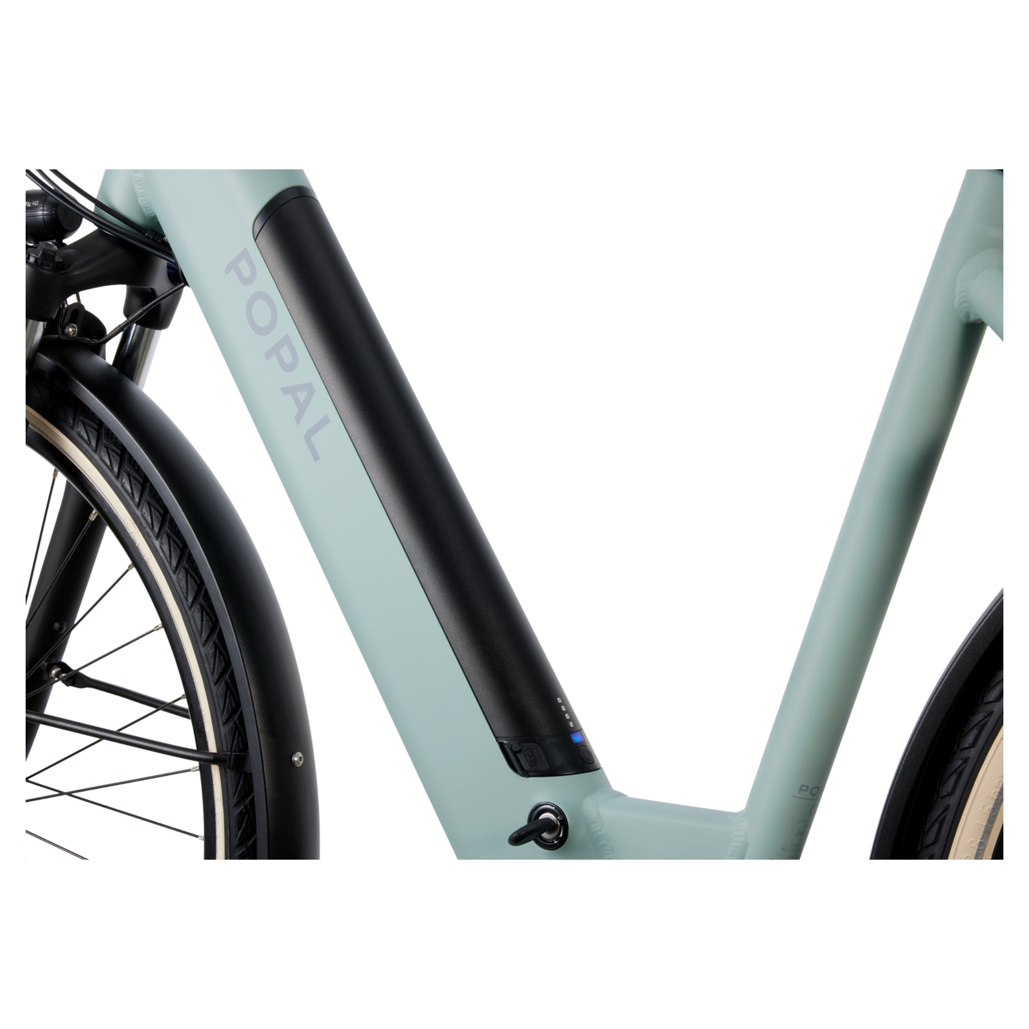 Popal Novel MM M – Elektrische Damesfiets 28 inch – 520Wh Middenmotor – Shimano Nexus 7 – Hydraulische Schijfremmen – Mineral Green - AE-trading