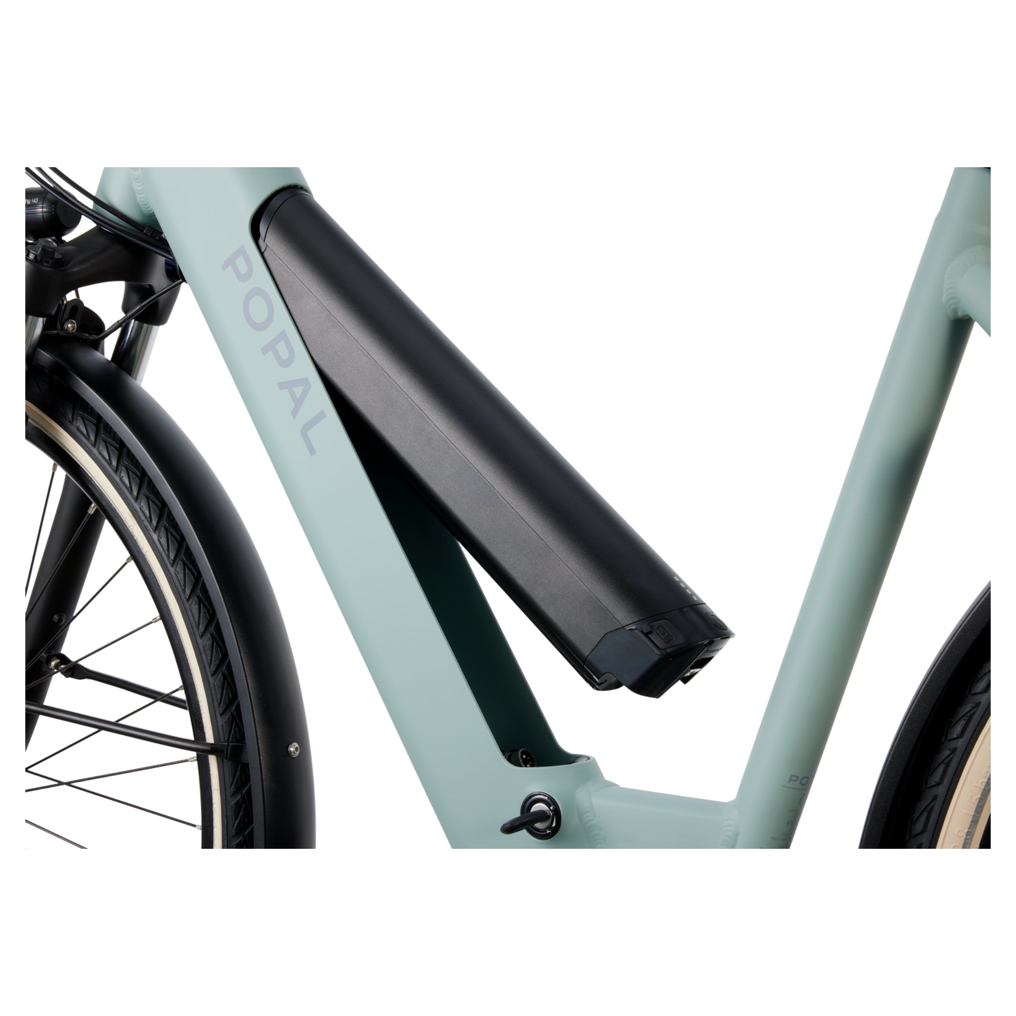 Popal Novel MM M – Elektrische Damesfiets 28 inch – 520Wh Middenmotor – Shimano Nexus 7 – Hydraulische Schijfremmen – Mineral Green - AE-trading