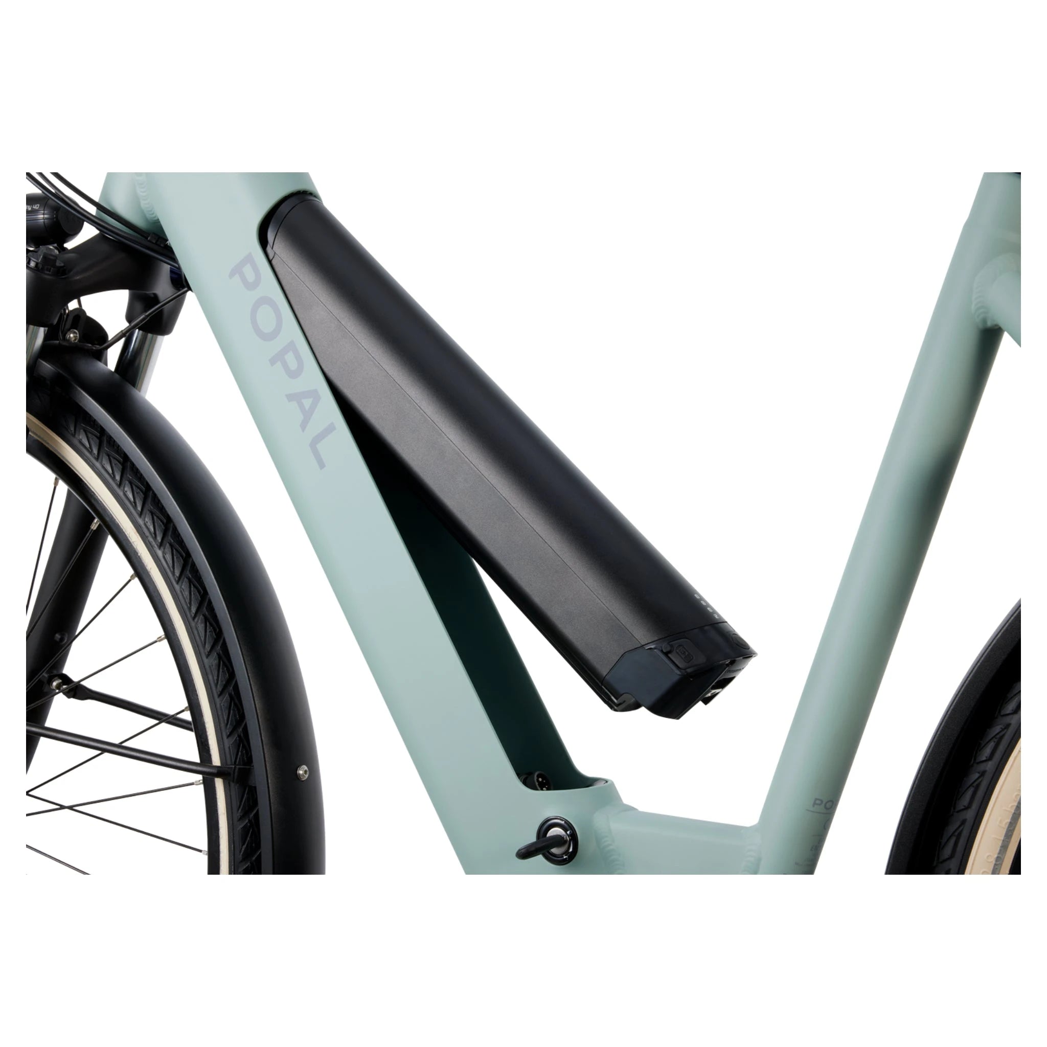 Popal Novel MM M – Elektrische Damesfiets 28 inch – 520Wh Middenmotor – Shimano Nexus 7 – Hydraulische Schijfremmen – Mineral Green - AE-trading