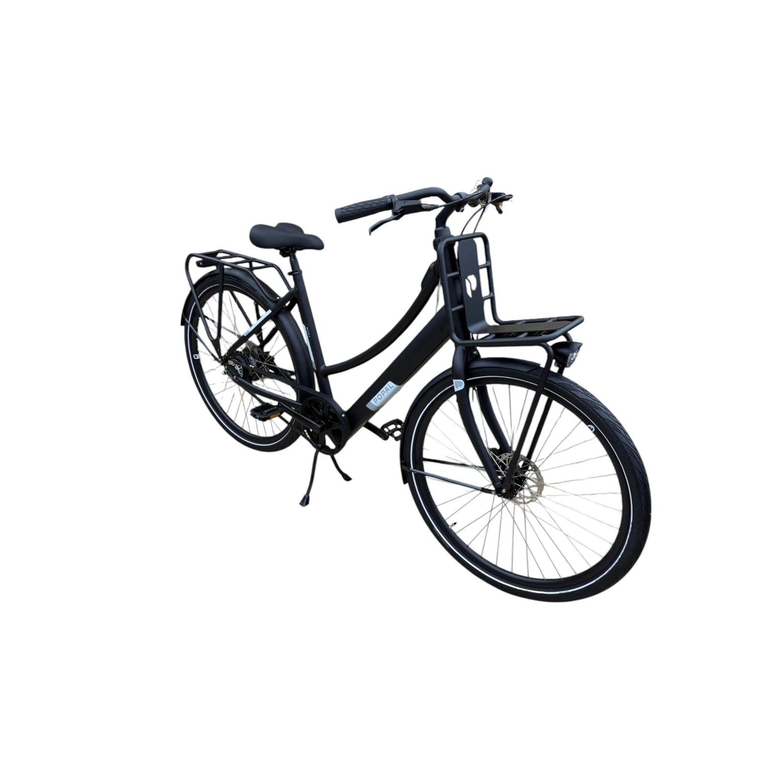 Popal ROYL1 - Elektrische Fiets - Mat Zwart - 28 inch - 47 cm - Belt Drive - Accu 360Wh (36V, 14.5Ah) - 250W Ananda Motor (35Nm) - Hydraulische Remmen - AE-trading