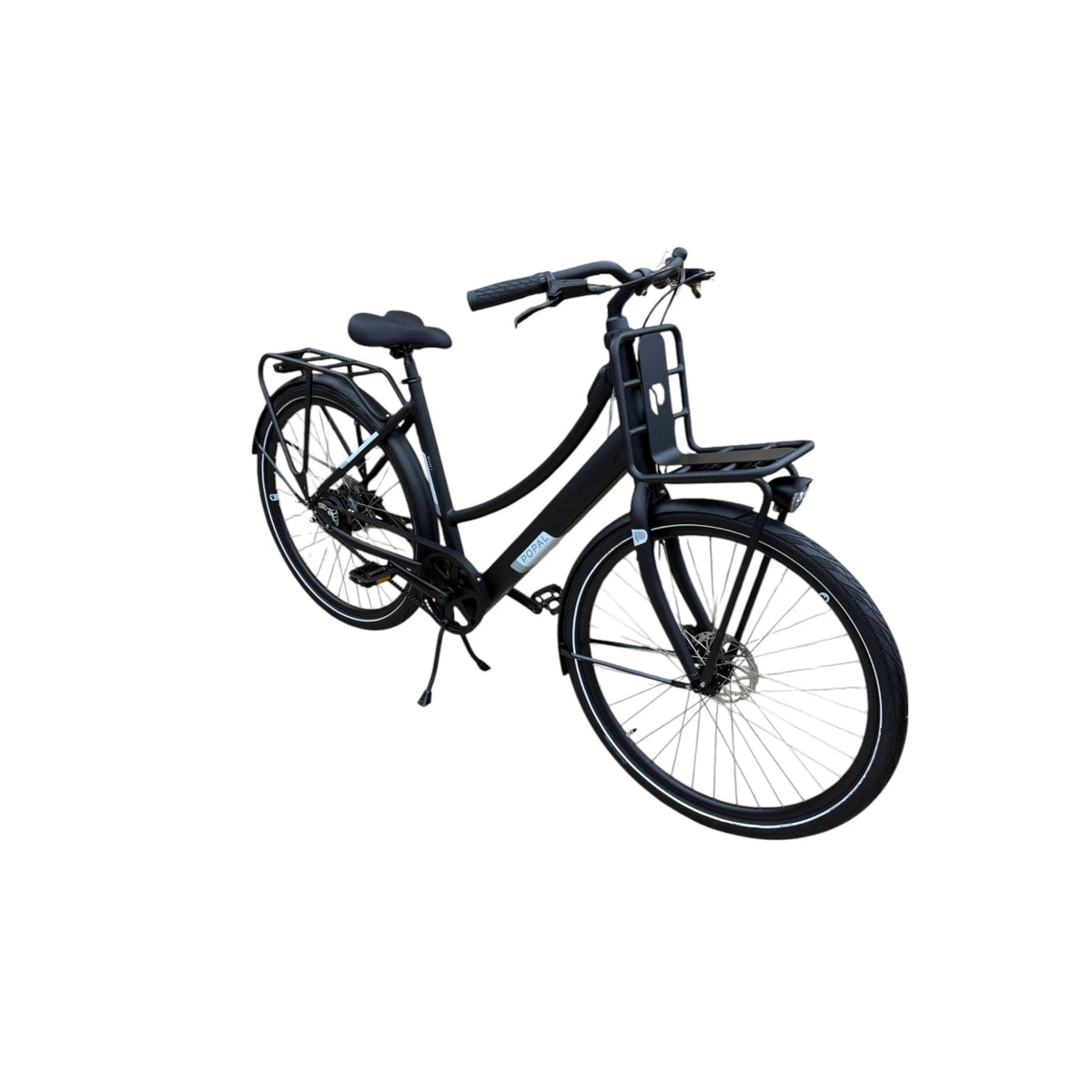 Popal ROYL1 - Elektrische Fiets - Mat Zwart - 28 inch - 59 cm - Belt Drive - Accu 360Wh - AE-trading