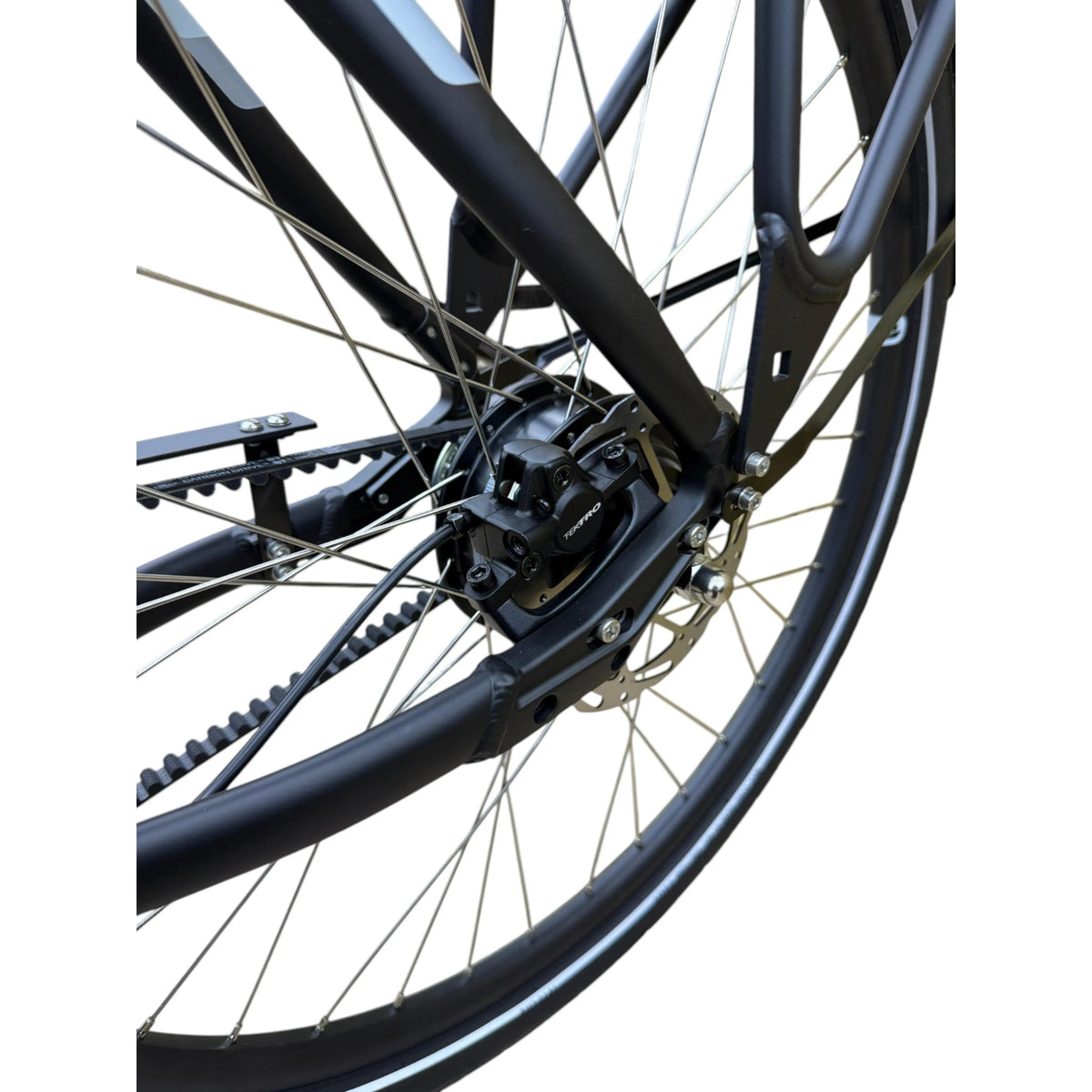 Popal ROYL1 - Elektrische Fiets - Mat Zwart - 28 inch - 59 cm - Belt Drive - Accu 360Wh - AE-trading