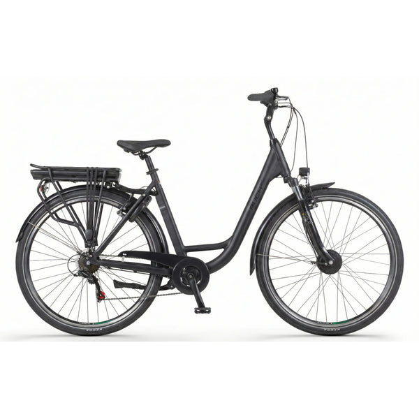 Puch Basic D7 - Black Matt - Lage Instap - 55cm - AE-trading