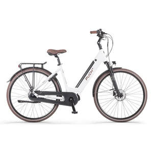 Puch E-Dance S N7 Elektrische Fiets - Damesfiets - Glans wit - Lage instap - Ananda M80 - 7 versnellingen - E-bike - AE-trading