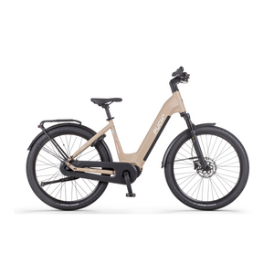 Puch E-Felice N7 - Elektrische Fiets - Mat Beige - 53cm - Lage Instap - 720Wh Accu Capaciteit - 250W Ananda Middenmotor - Hydraulische Remmen - Shimano Nexus 7 Versnellingen - AE-trading