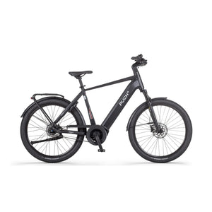 Puch E-Felice N7 - Elektrische Fiets - Mat Zwart- Belt Drive - 56cm - Hoge Instap - 720Wh Accu Capaciteit - 250W Ananda Middenmotor - Hydraulische Remmen - AE-trading