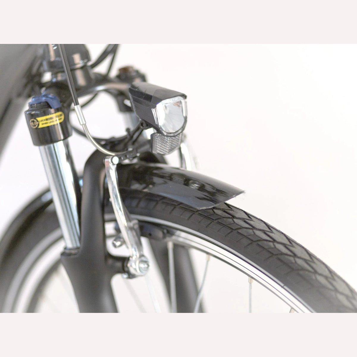 Puch E-Folk N7 Elektrische Fiets - 55cm - Damesfiets - Mat Zwart - E-bike - AE-trading