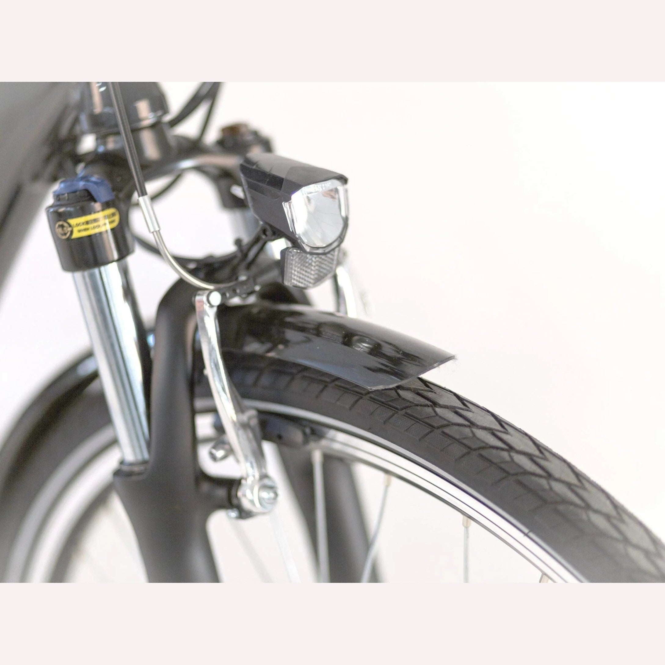 Puch E-Folk N7 Elektrische Fiets - 55cm - Damesfiets - Mat Zwart - E-bike - AE-trading