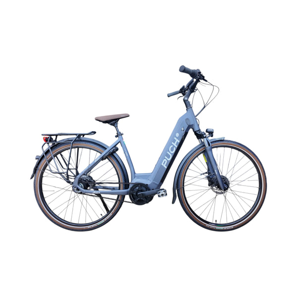 Puch E-Maxi S+ Active Plus 500 - Elektrische Fiets - Mat Antraciet - Accu 500Wh - 250W Bosch Middenmotor - Shimano Nexus 8 Versnellingen - Hydraulische Remmen - AE-trading