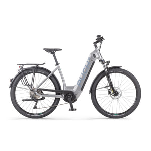 Puch E-Outdoor Performance - Elektrische Fiets - Glanzend Zilver - Accu 625Wh - 250W Bosch Middenmotor - Shimano Deore 10 Versnellingen - Hydraulische Remmen - AE-trading