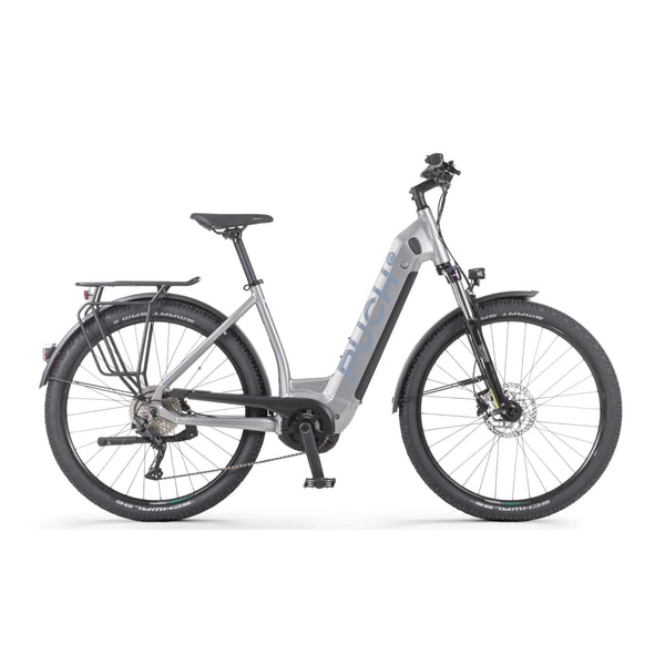 Puch E-Maxi S+ Active Plus 500 - Elektrische Fiets - Mat Antraciet - Accu 500Wh - 250W Bosch Middenmotor - Shimano Nexus 8 Versnellingen - Hydraulische Remmenn - AE-trading