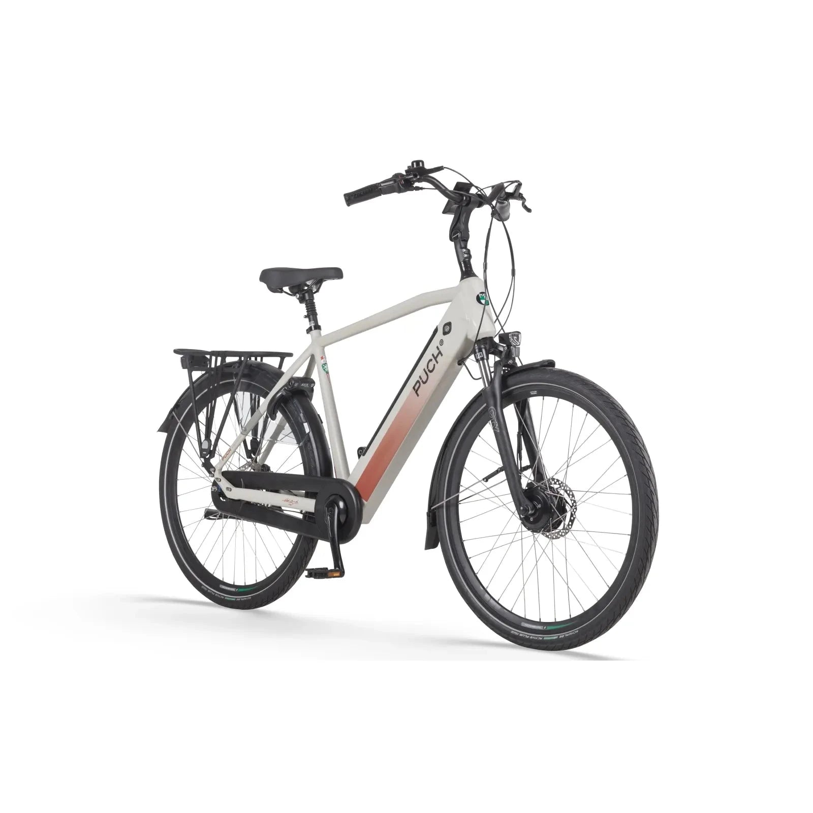 Puch E-Modern Basic N7 - Herenfiets - Silk Grey - 53cm - Elektrische Fiets - AE-trading