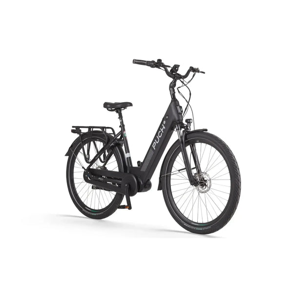 Puch E-Modern Elektrische fiets - N7 - Damesfiets - 49cm - Sunrise Zwart Metallic Mat - E-bike - AE-trading