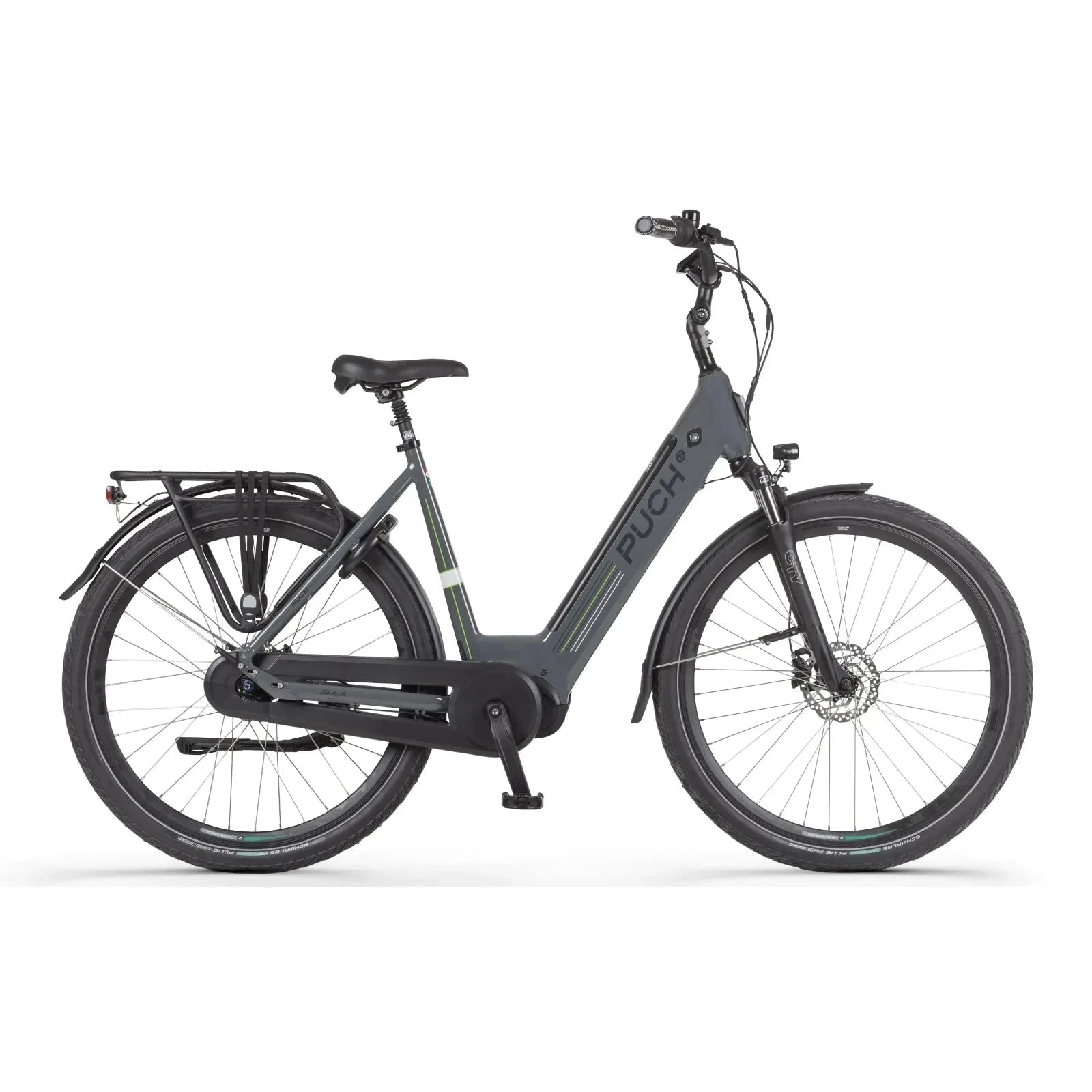 Puch E-Modern Elektrische fiets - N7 - Damesfiets - Basalt Grijs Glans - E-bike - AE-trading