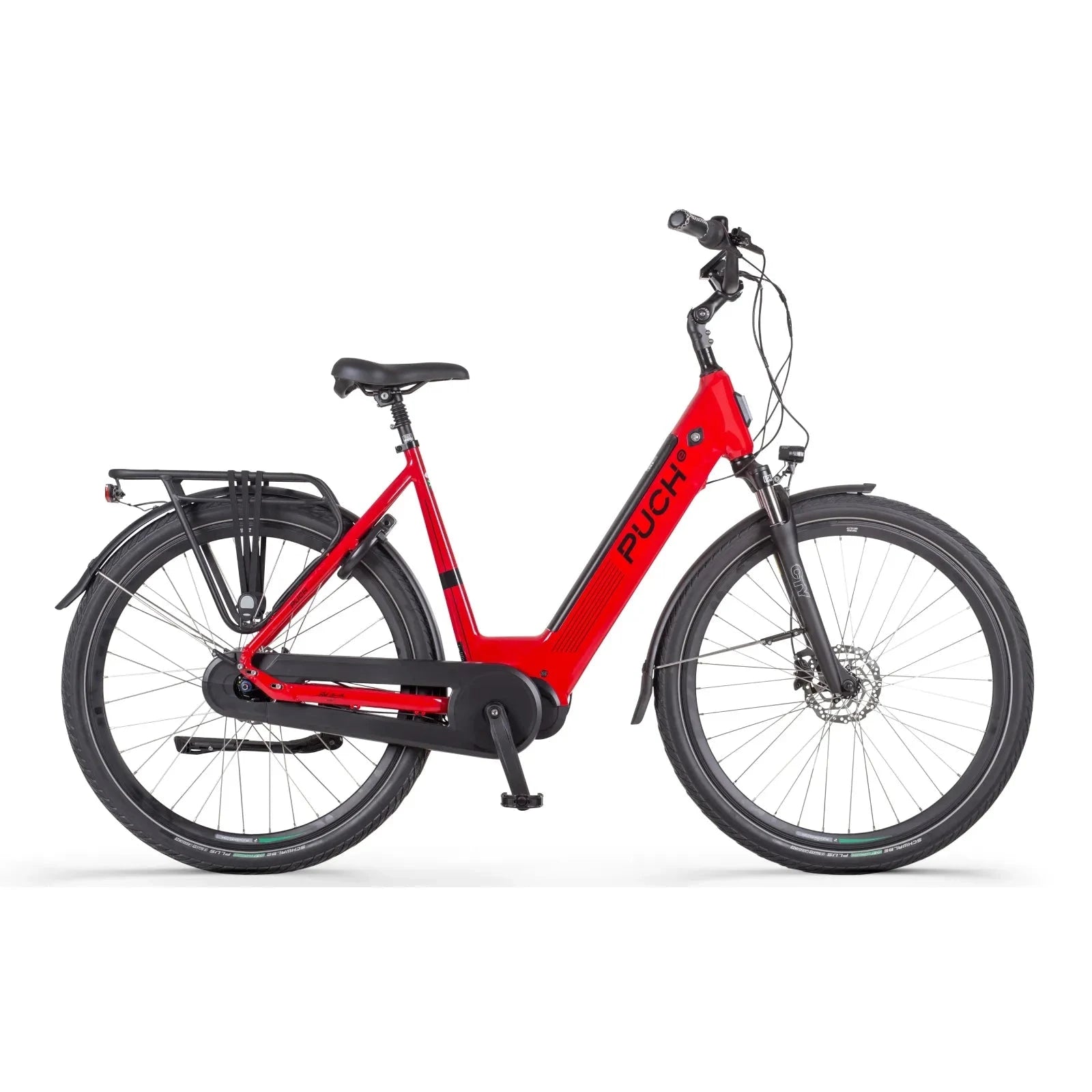 Puch E-Modern Elektrische fiets - N7 - Damesfiets - Signal Red Glans - E-bike - AE-trading