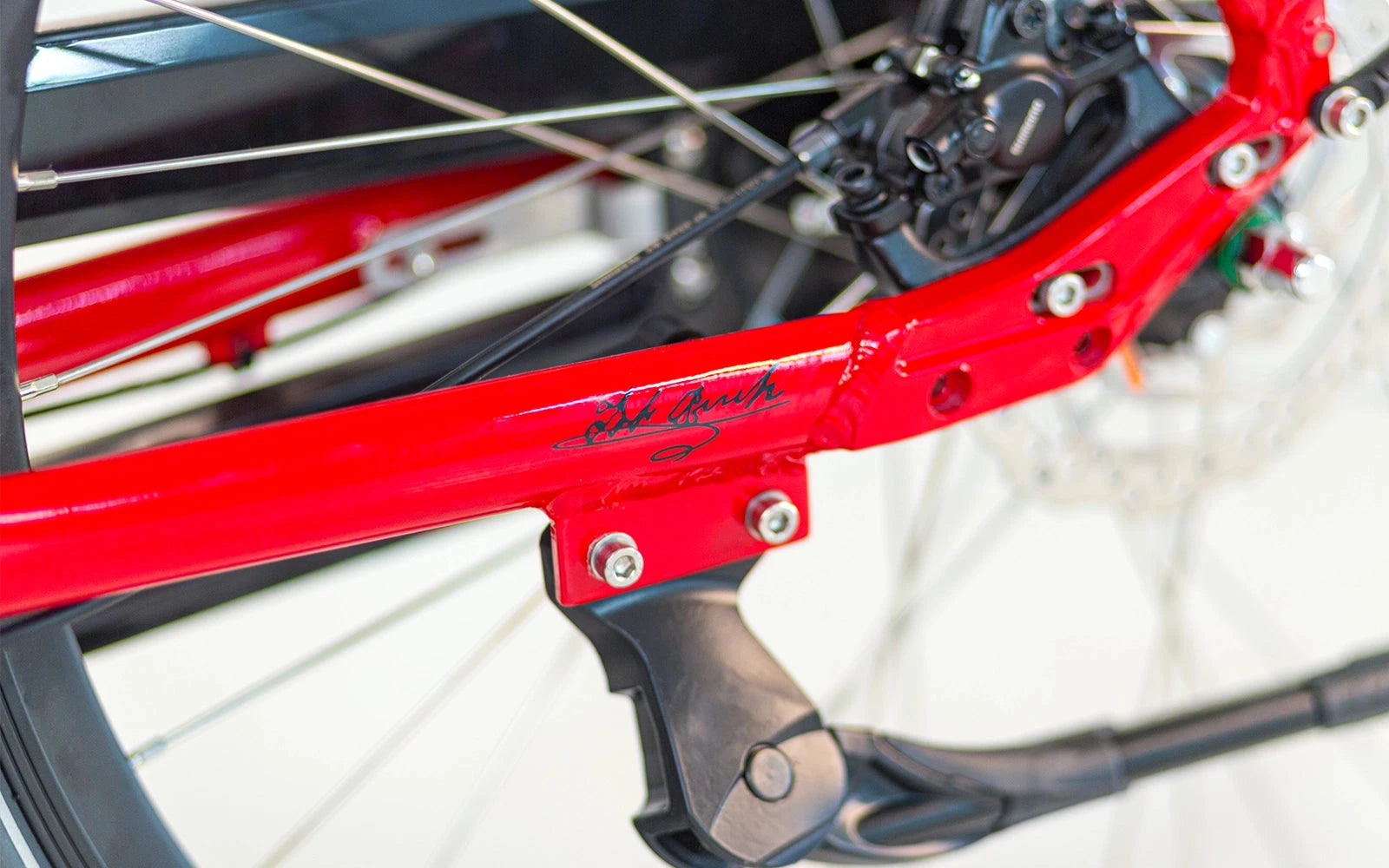 Puch E-Modern Elektrische fiets - N7 - Damesfiets - Signal Red Glans - E-bike - AE-trading