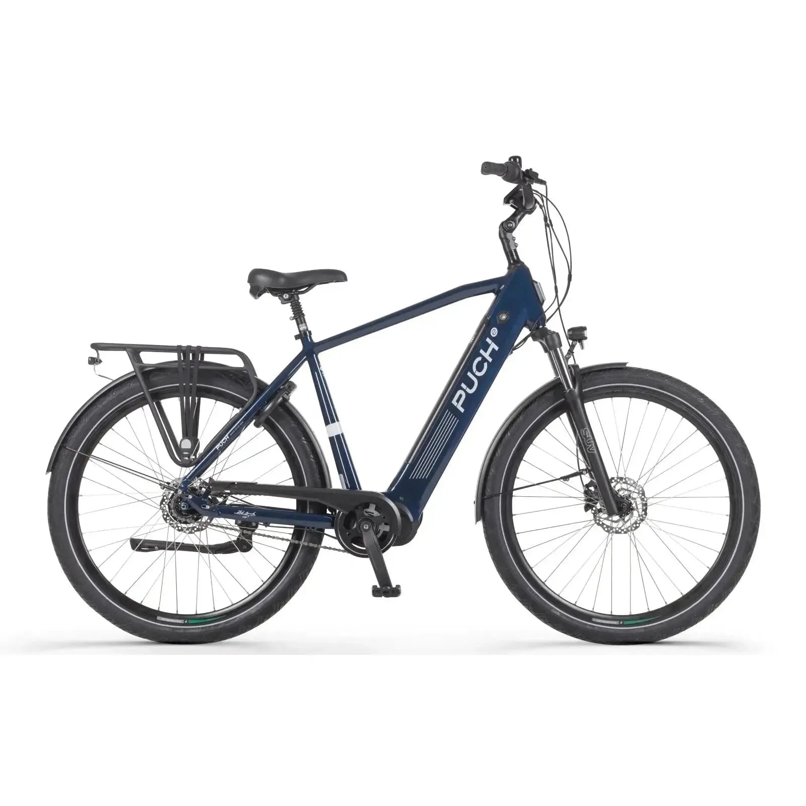 Puch E-Modern SUV N7 Elektrische Fiets- 53 cm - Diep Blauw - Herenfiets - Hoge instap - E-bike - AE-trading