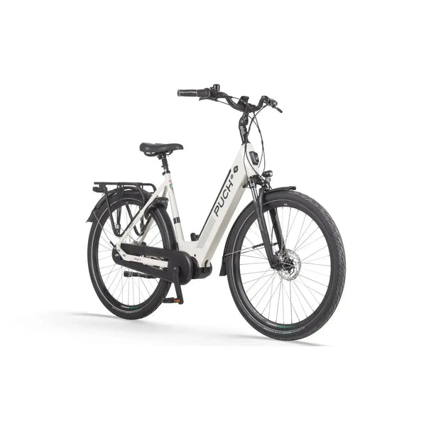 Puch E-Modern SUV N7 Elektrische Fiets - Creme Wit - Damesfiets - 54cm - E-bike - AE-trading