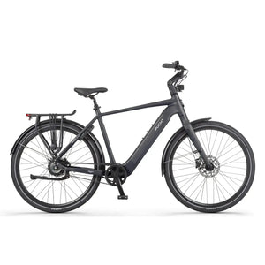 Puch E-Nova Elektrische Fiets - Mat Antraciet - 55 cm - Achterwielmotor - AE-trading