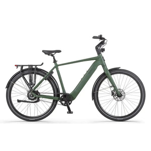 Puch E-Nova Elektrische Fiets - Mat Legergroen - 55 cm - Achterwielmotor - AE-trading