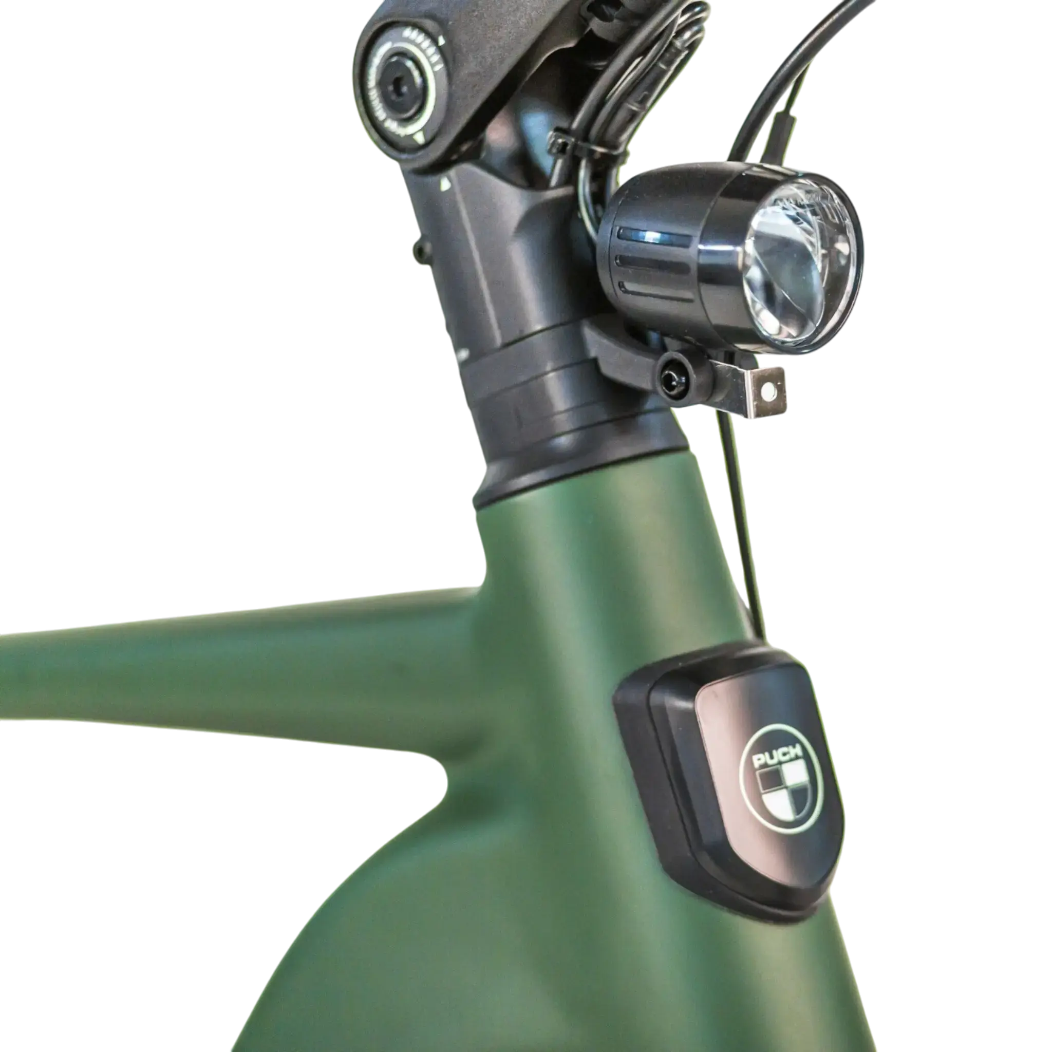 Puch E-Nova Elektrische Fiets - Mat Legergroen - 55 cm - Achterwielmotor - AE-trading