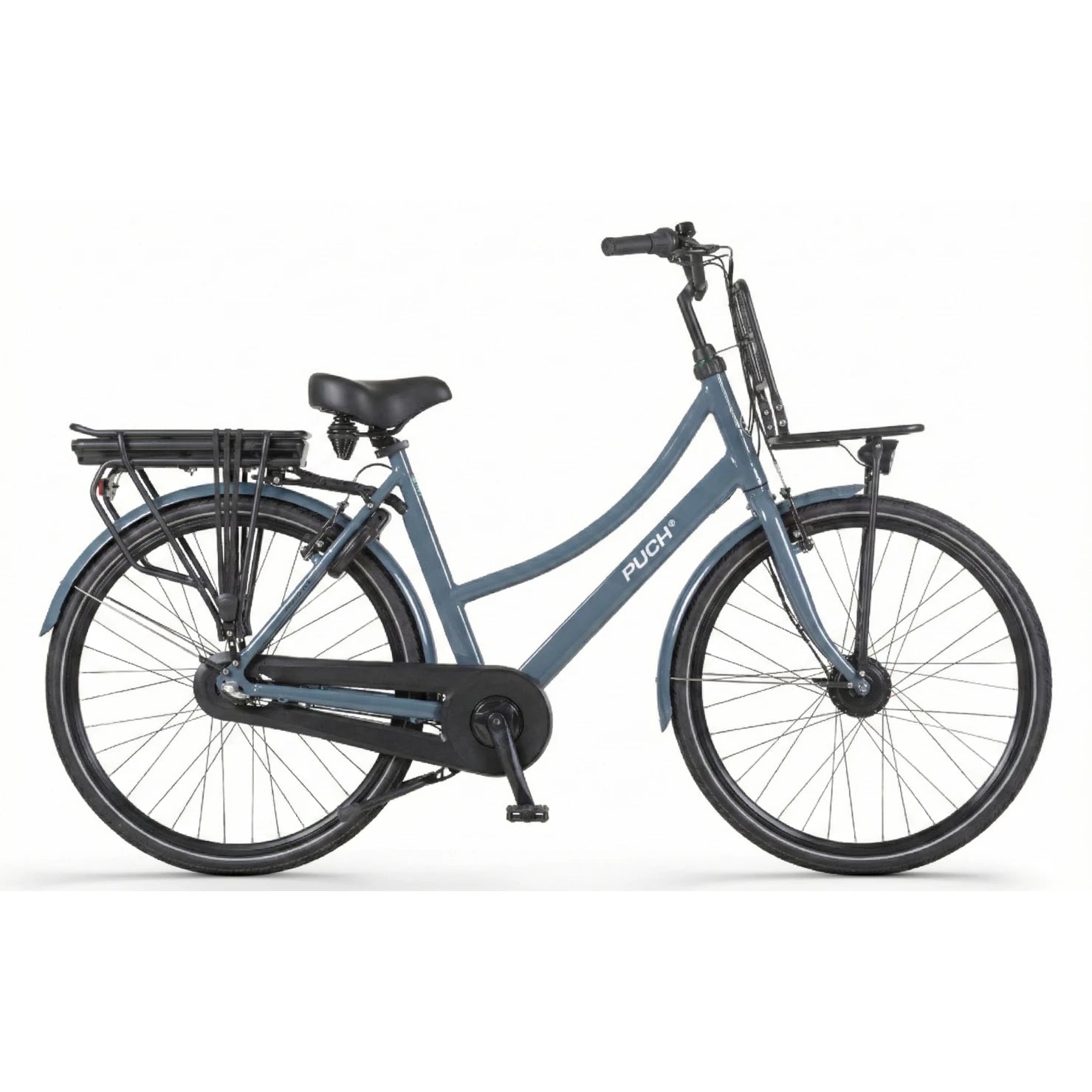Puch E-Rock N3 Elektrische fiets - Blue Grey Glossy - Damesfiets - 50cm - E-bike - AE-trading