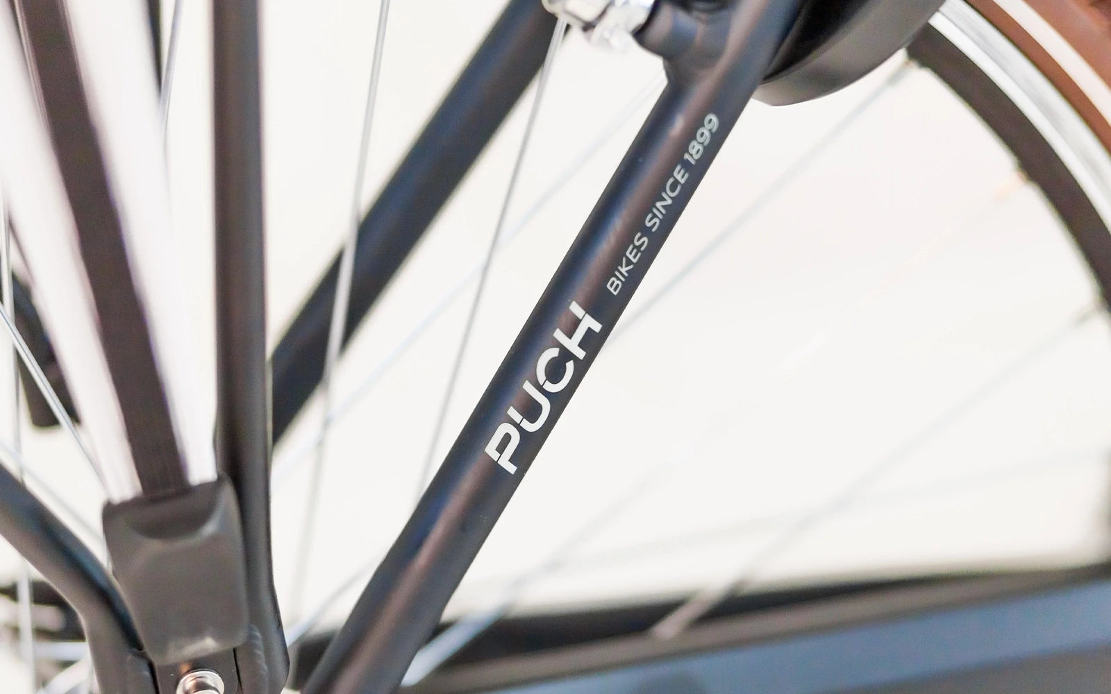 Puch E-Rock N3 Elektrische fiets - Mat Zwart - Damesfiets - 50cm - E-bike - AE-trading