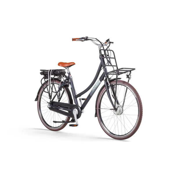 Puch E-Rock N3 Elektrische fiets - Mat Zwart - Damesfiets - 55cm - E-bike - AE-trading