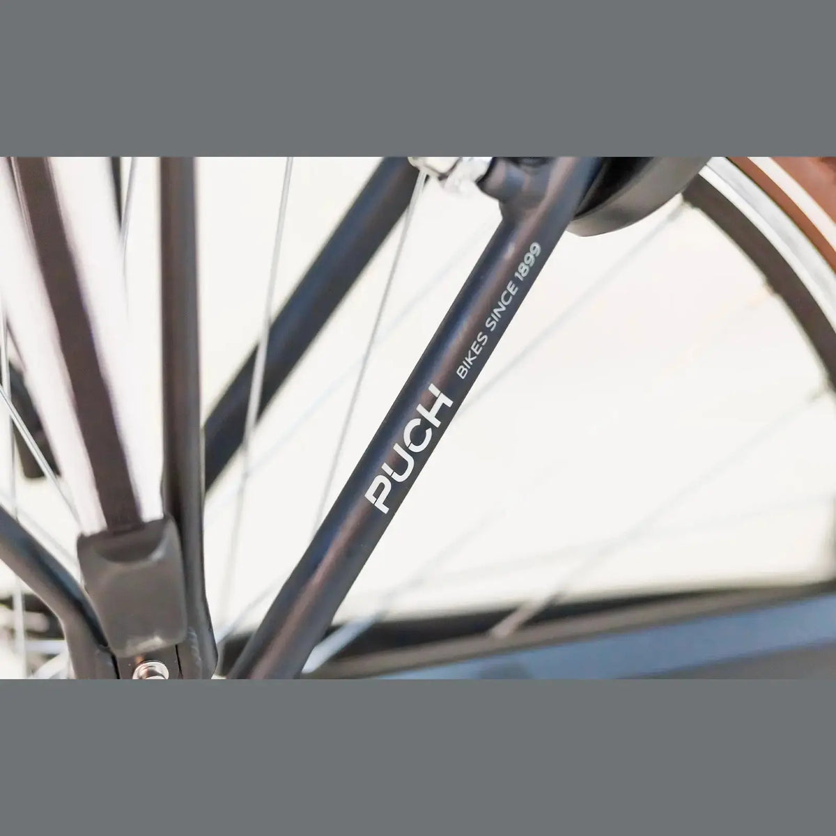 Puch E-Rock N3 Elektrische fiets - Mat Zwart - Damesfiets - 55cm - E-bike - AE-trading