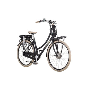 Puch E-Rock N7 Elektrische Fiets - Mat Zwart - Damesfiets - E-bike - AE-trading