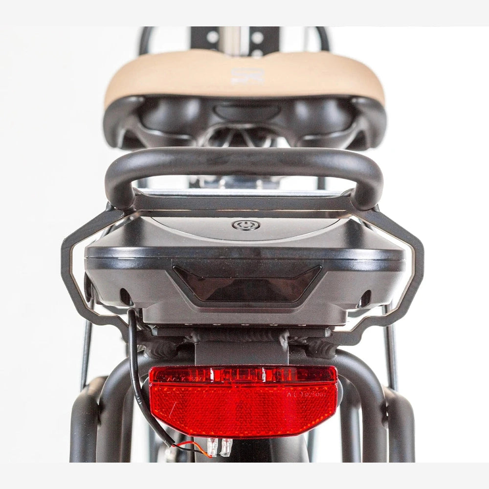 Puch E-Rock N7 Elektrische Fiets - Mat Zwart - Damesfiets - E-bike