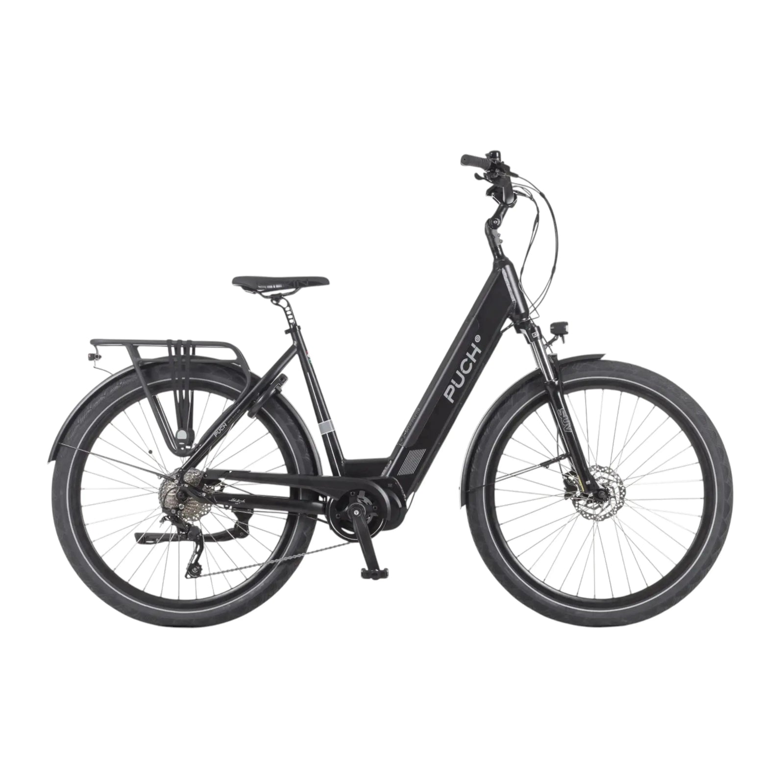 Puch E-Saphir SUV D10 - Zwart - 600Wh - 49cm - Elektrische Stadsfiets - AE-trading