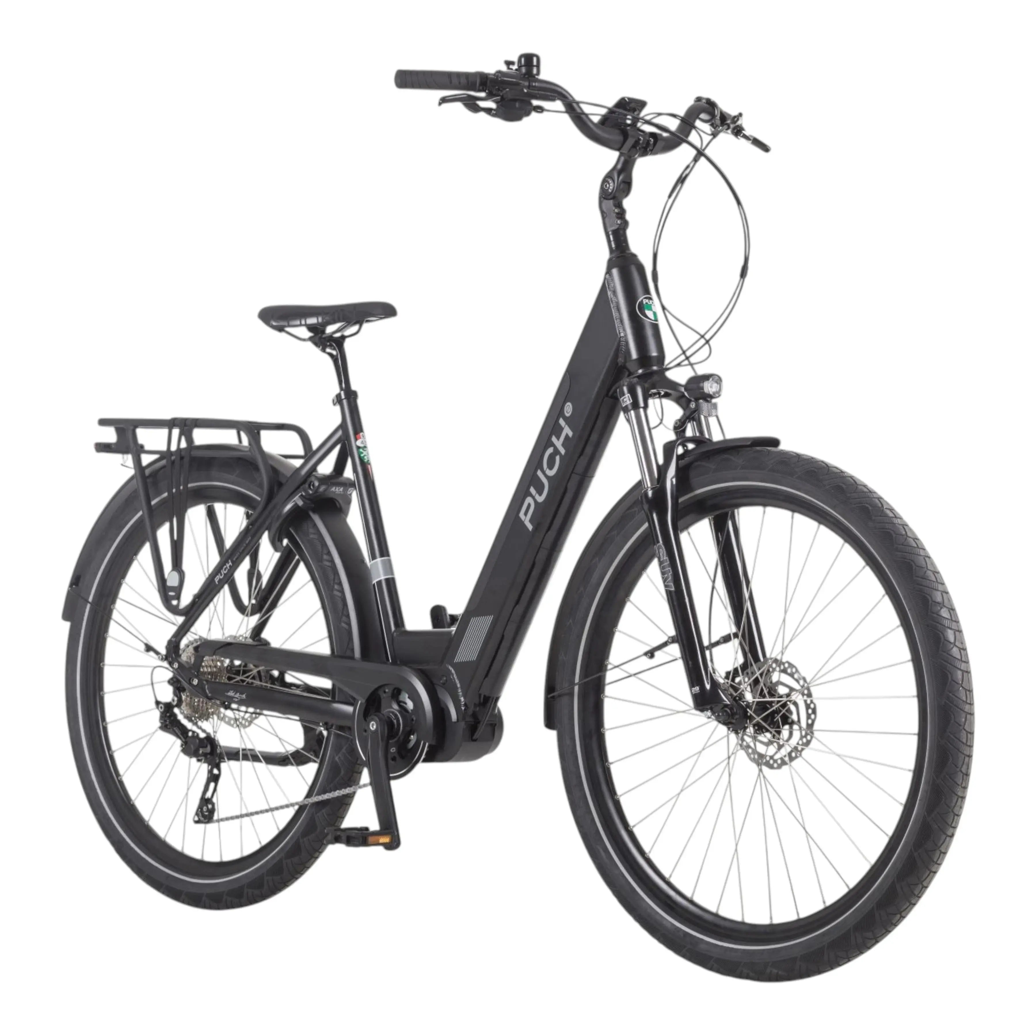 Puch E-Saphir SUV D10 - Zwart - 600Wh - 49cm - Elektrische Stadsfiets - AE-trading
