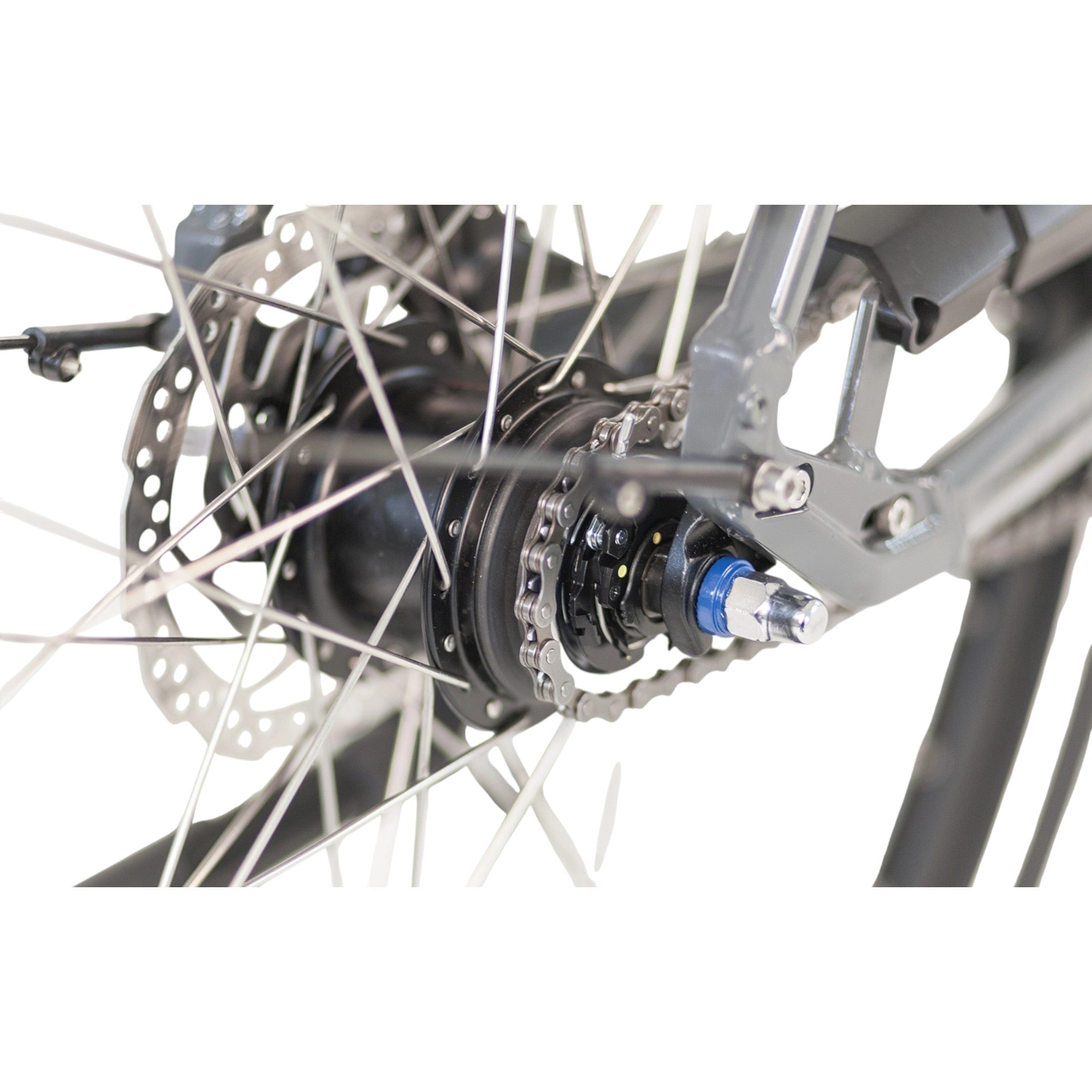 Puch E-Saphir SUV N7 - Glossy Basalt Grey - 720Wh - 54cm - Elektrische Stadsfiets - AE-trading