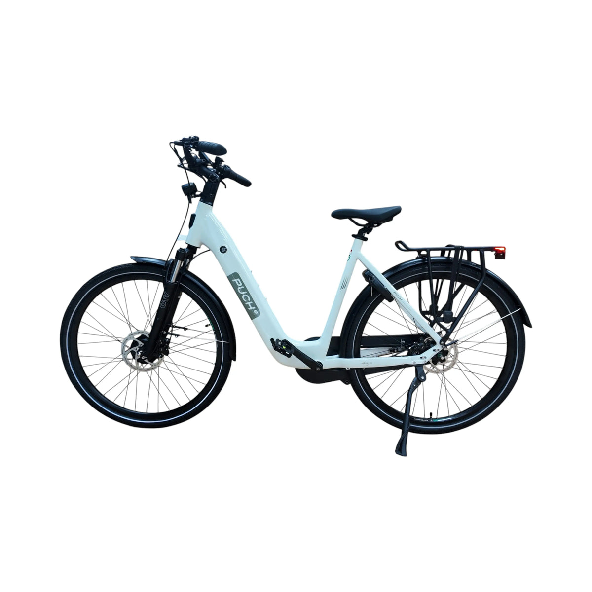 Puch E-Soul N7 - White Glossy - Lage Instap - 50cm - AE-trading