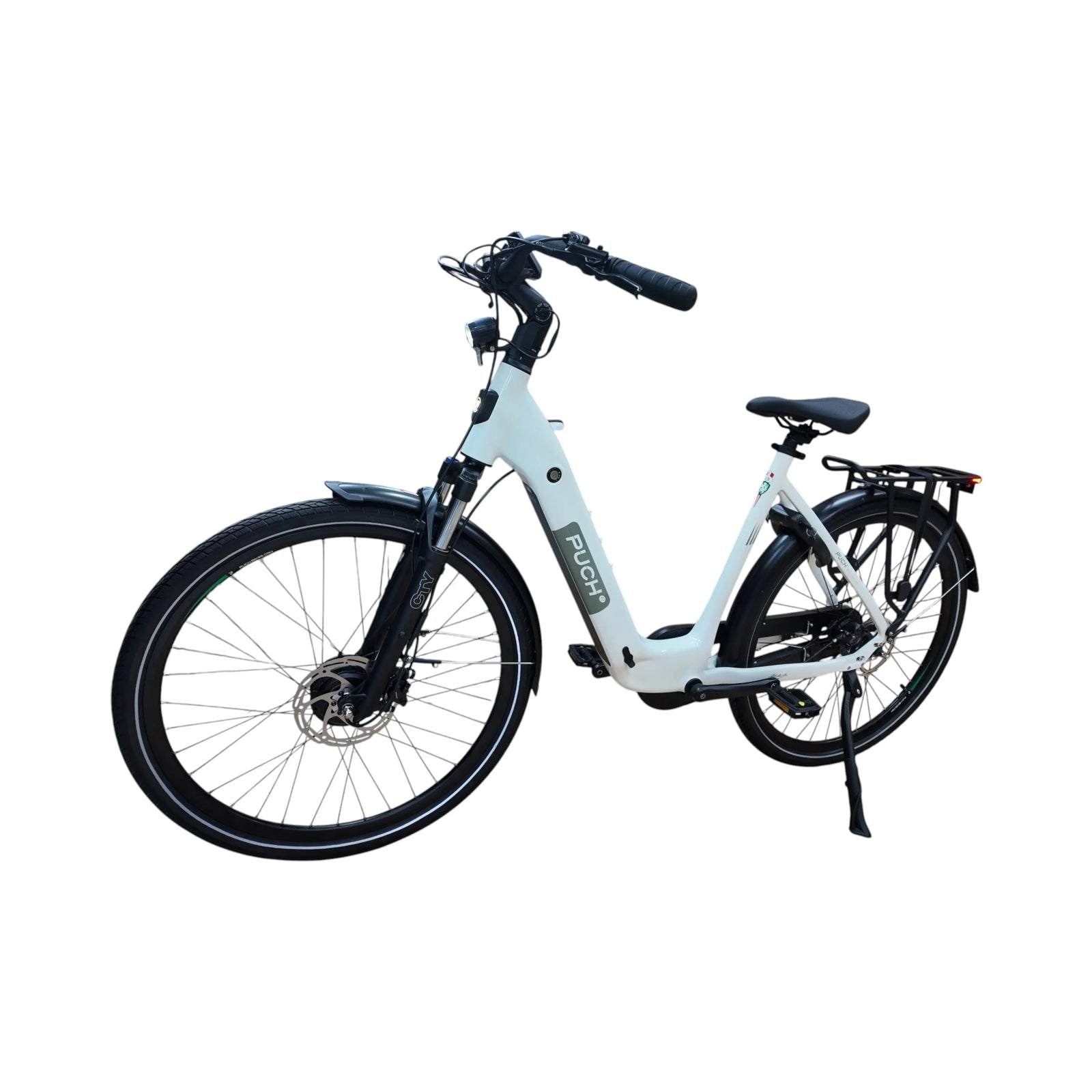 Puch E-Soul N7 - White Glossy - Lage Instap - 50cm - AE-trading