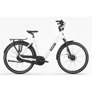Puch E-Soul N7 - White Glossy - Lage Instap - 55cm - AE-trading