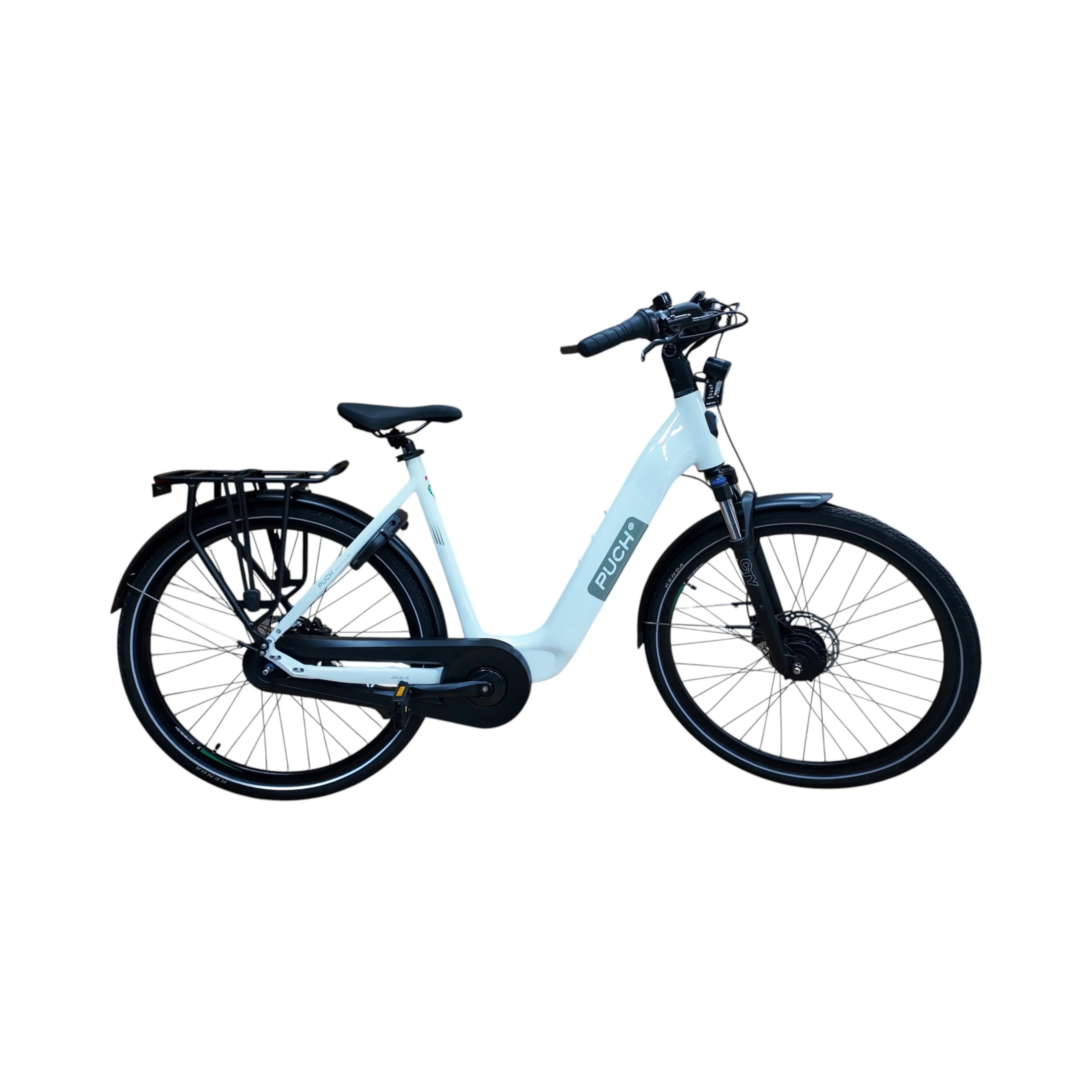 Puch E-Soul N7 - White Glossy - Lage Instap - 55cm - AE-trading