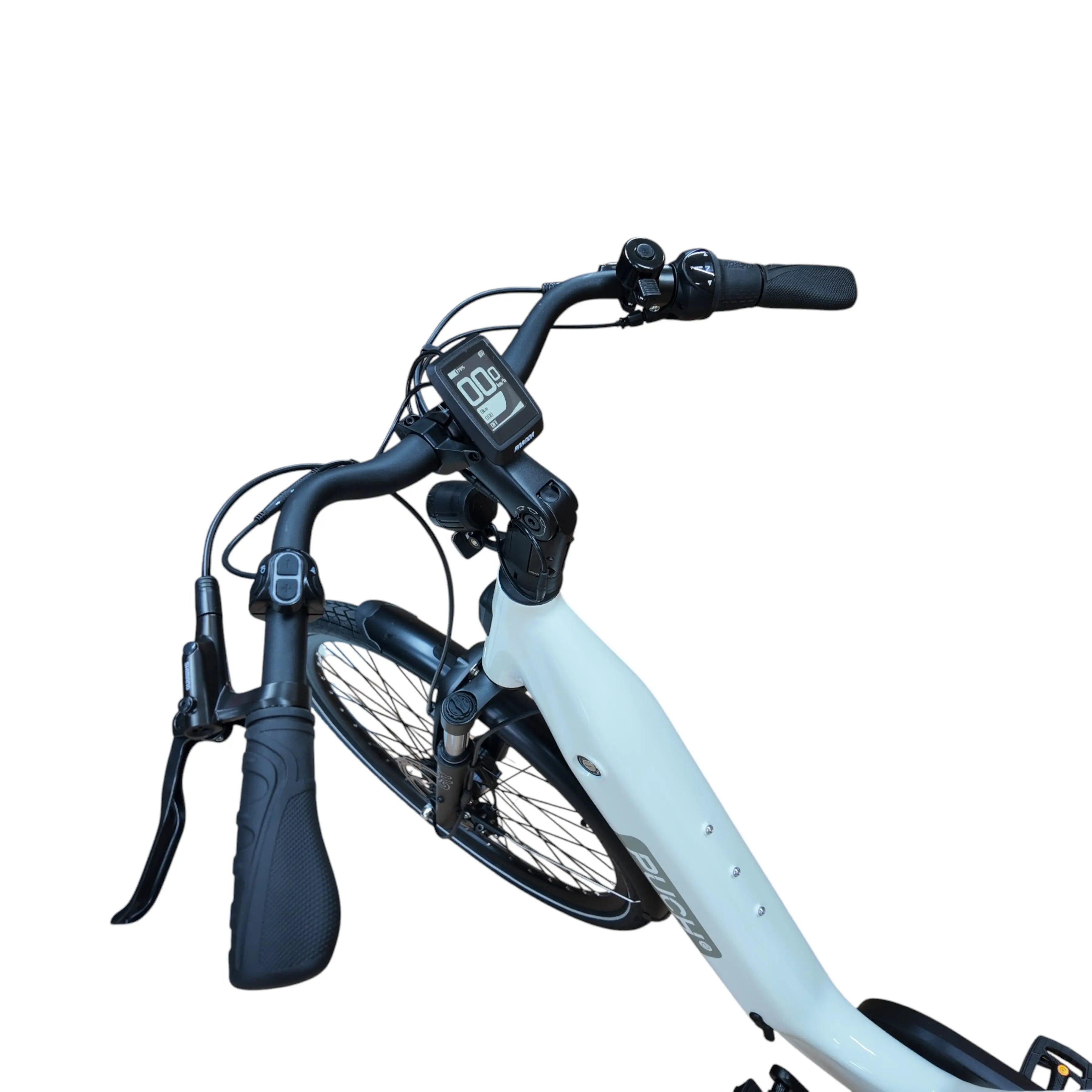Puch E-Soul N7 - White Glossy - Lage Instap - 55cm - AE-trading