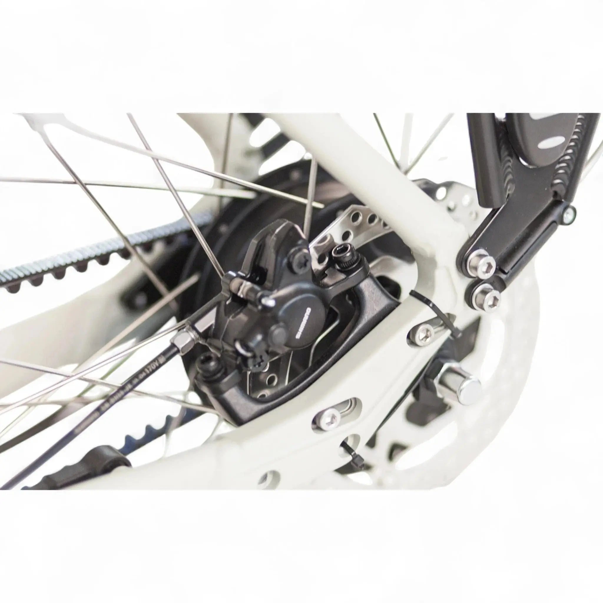 Puch E-Zirkon Enviolo Belt Elektrische Fiets - 49 cm - Damesfiets - Zijden Grijs - E-bike - AE-trading