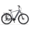 Puch E-Zirkon SUV Enviolo Belt - Basalt Grey Glossy - Hoge Instap - 53cm - AE-trading