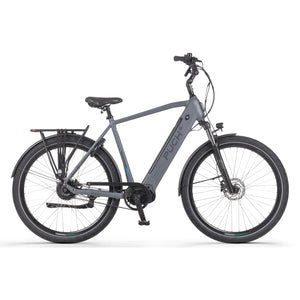 Puch E-Zirkon SUV Enviolo Belt - Basalt Grey Glossy - Hoge Instap - 58cm - AE-trading