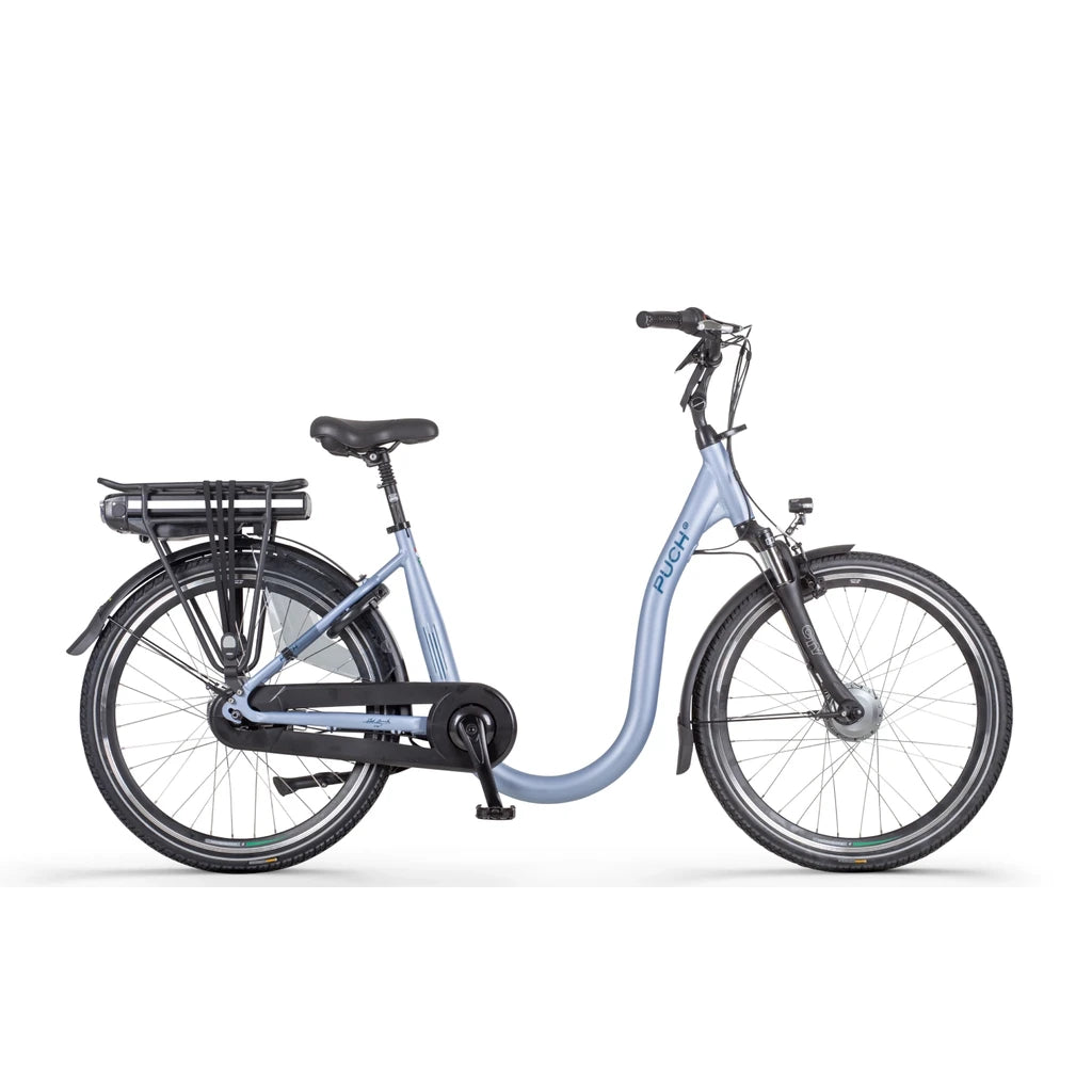 Puch E-comfort N7 Elektrische fiets - Aqua Blauw - Damesfiets - 7 versnellingen - AKM 468Wh - LCD display - E-bike - AE-trading