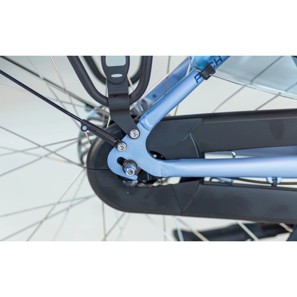 Puch E-comfort N7 Elektrische fiets - Aqua Blauw - Damesfiets - 7 versnellingen - AKM 468Wh - LCD display - E-bike - AE-trading