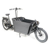 Qivelo Ananda Twowheel 48V – Mat Zwart/Bruin – Elektrische Bakfiets – 614Wh