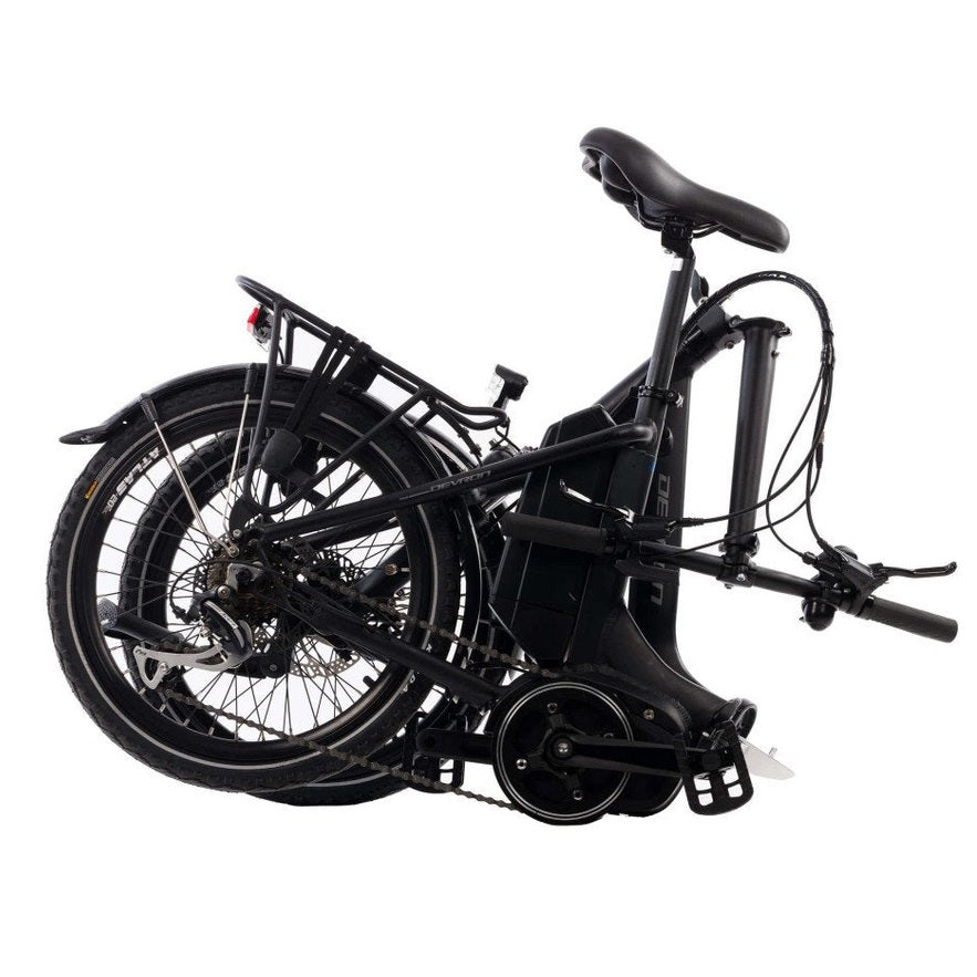 Qivelo Devron Fold – Zwart – Elektrische Vouwfiets 417Wh - AE-trading