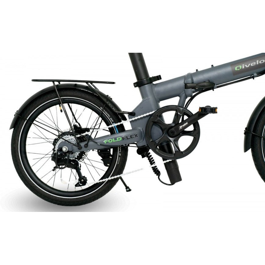 Qivelo Foldflex – Mat Grijs – 540Wh – Elektrische Vouwfiets - AE-trading
